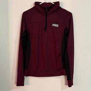 PINK Victoria's Secret Ultimate 1/4 Zip‎ Pullover Size S.